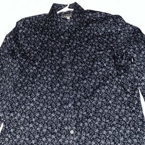 Express fitted long sleeve dress shirt